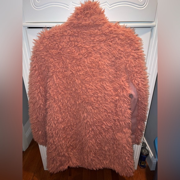 Salmon Teddy Bear Coat - Picture 3 of 4